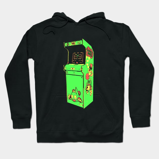 Bubble Bobble Retro Arcade Game 2.0 Hoodie by C3D3sign